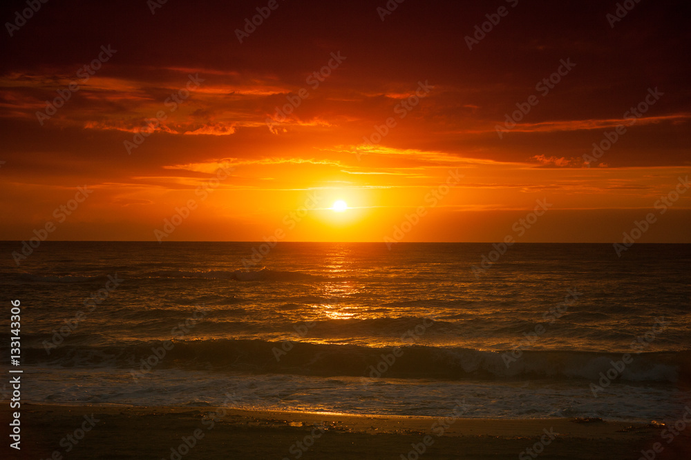 Sun Rise in Playa La Fustera