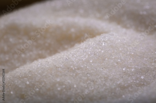 Close up of white sugar
