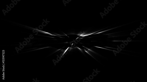 Abtract white line shapes glowing with alpha channel