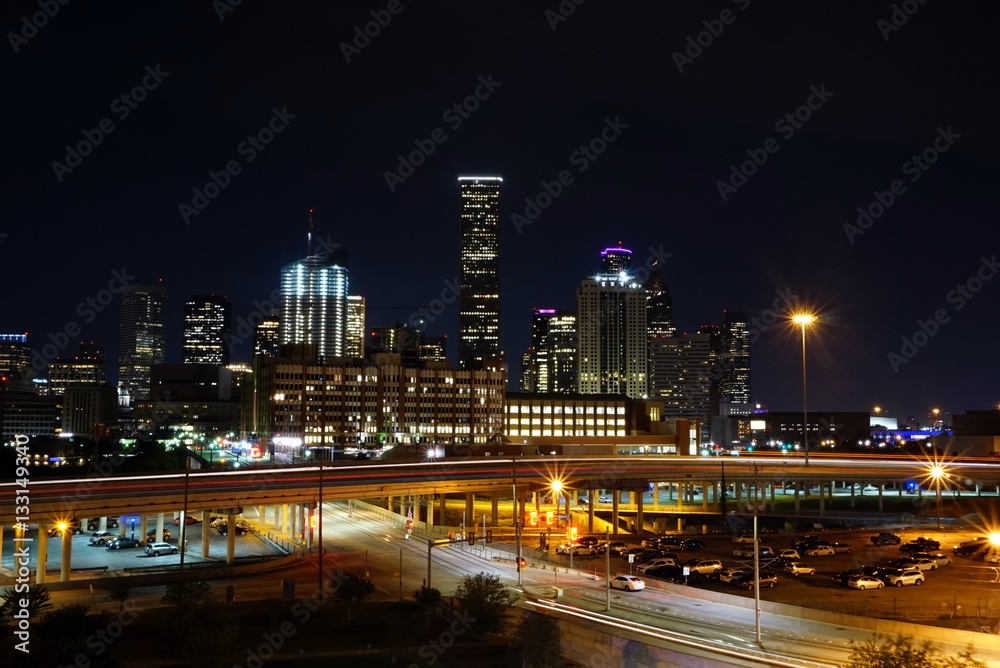 Downtown from Vine Street