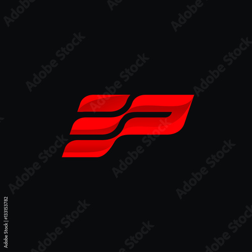 Letter  E and P Logo