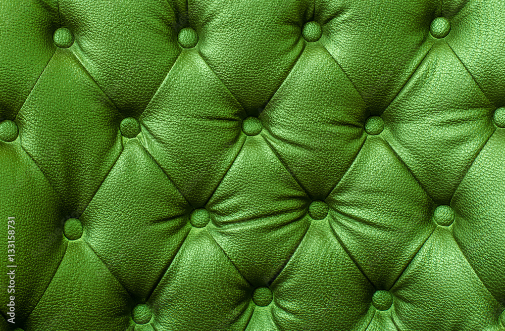 Texture of green leather vintage sofa for background Stock Photo Adobe Stock