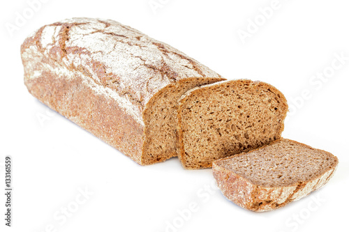 Rye Bread Isolated