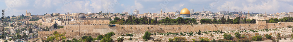 Jerusalem old city panorama,Israel
