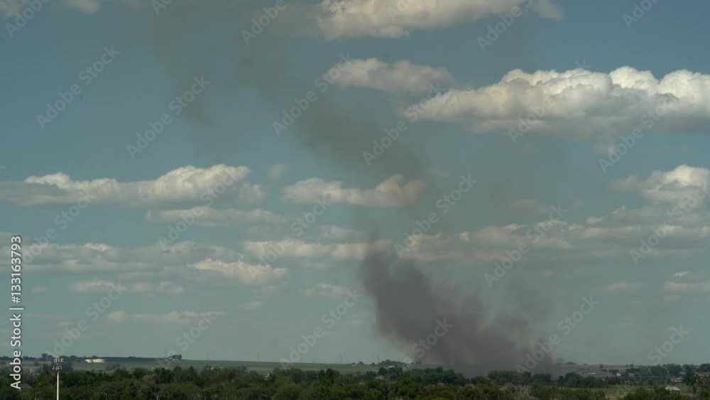 Controlled Burn Smoke