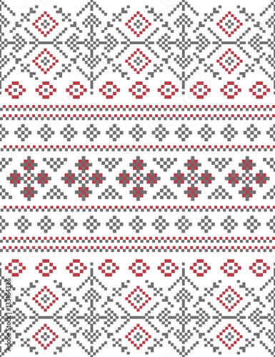 Snowflakes winter background pixel