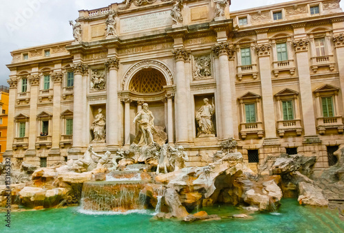Fountain di Trevi, Rome, Italy.