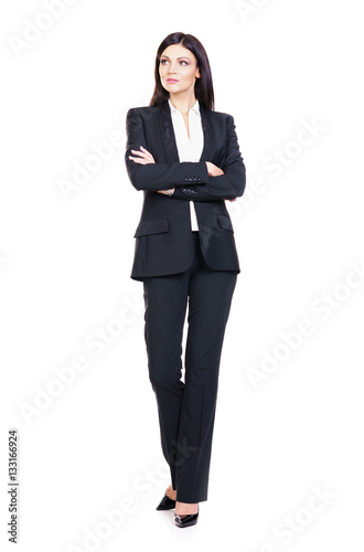Young, confident and beautiful businesswoman