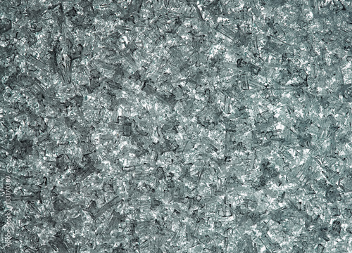 natural frosty background from transparent ice crystals