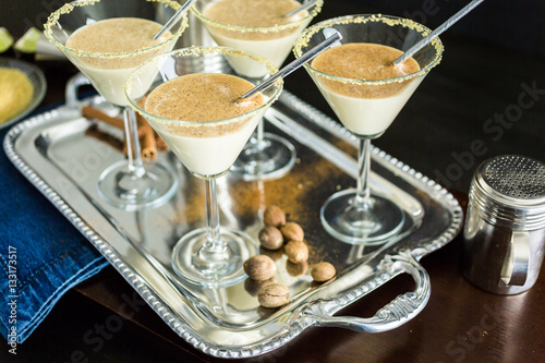 Egg nog coccktail photo