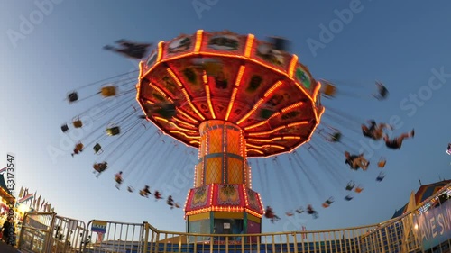 Carnival Swing Ride at Midway