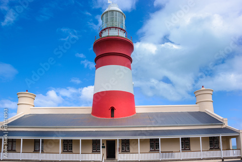 The Cape Agulhas lighthouse at the most southern point in Africa