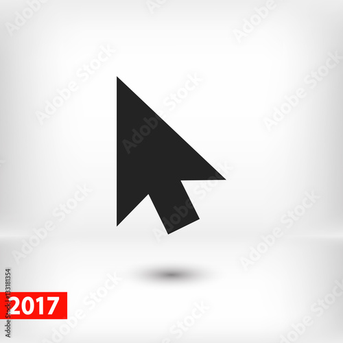 cursors icon, vector illustration. Flat design style Free Download cursors icon, vector illustration. Flat design style - GFXLoad