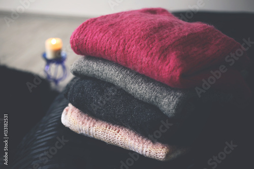 Cozy wooden sweaters