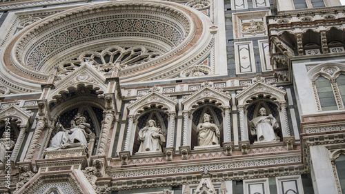 Italy. Florence, Cathedral Santa Maria del Fiore. Architectural details