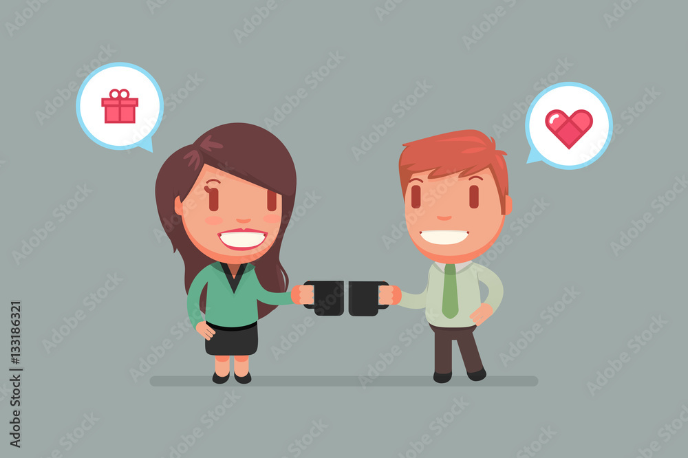 cute characters vector illustration cute characters vector illustration