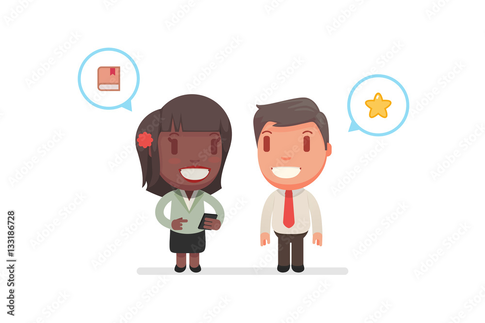 cute characters vector illustration cute characters vector illustration