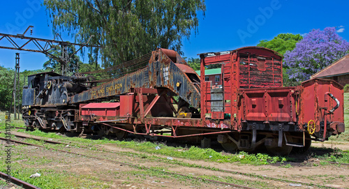 Steam Powered Railway Crane