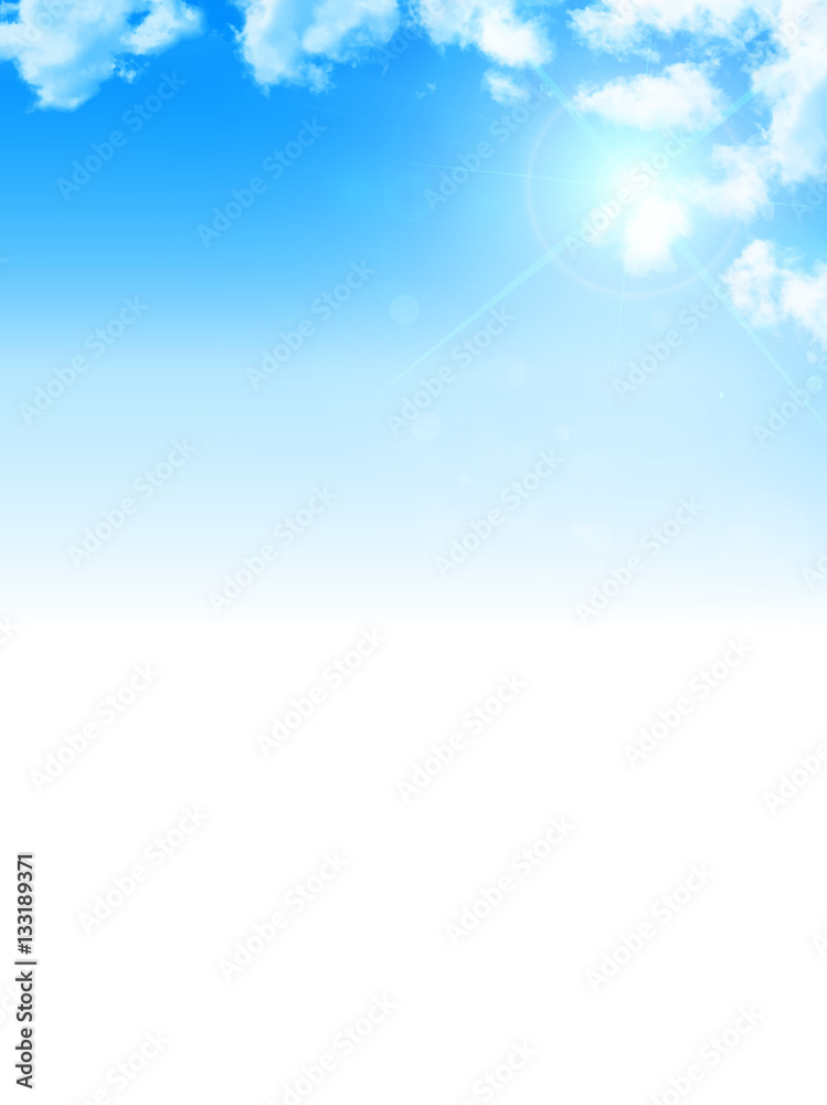 Fototapeta premium 空 青空 風景 背景