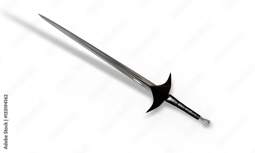 Three-dimensional sword study background Three-dimensional sword study background