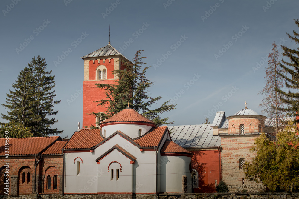 Serbian Orthodox monastery Zica built in 13th century, Central S