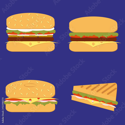 set classic burger