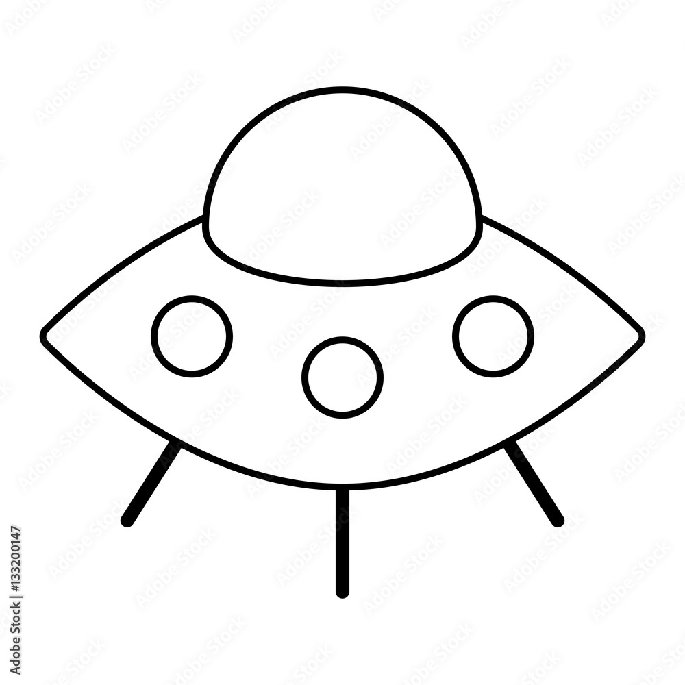 Aliens icon - Flat design, glyph style icon - black outline Aliens icon - Flat design, glyph style icon - black outline