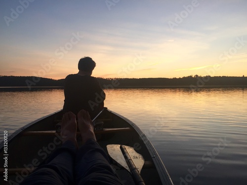 Sunset paddle © Caleb
