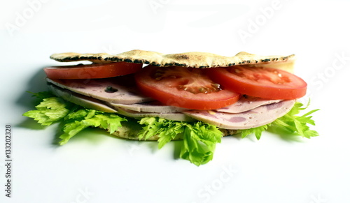 Sandwich with tomato