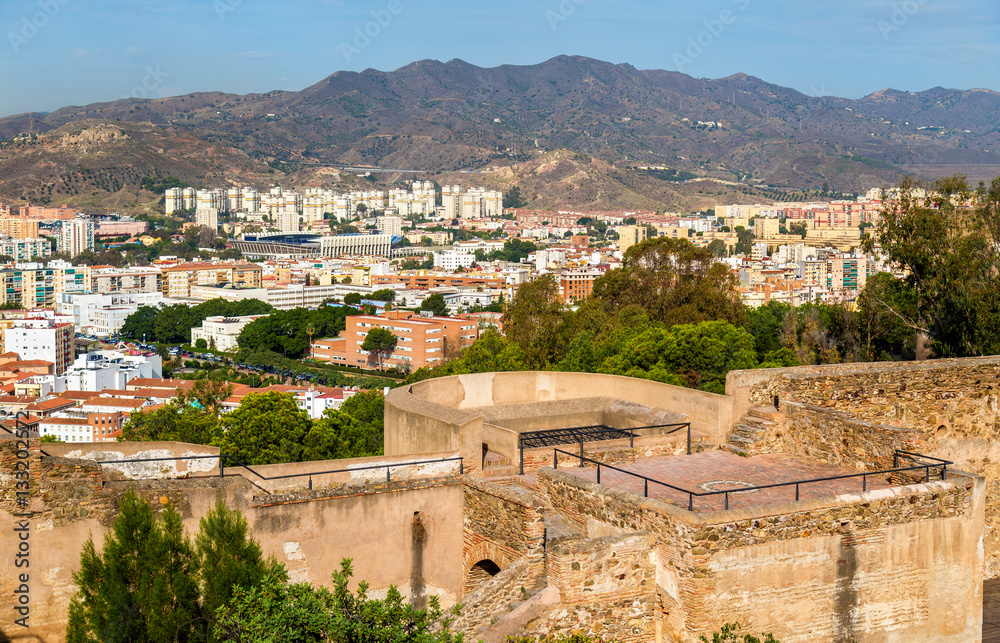 Gibralfaro Castle in Malaga - Andalusia, Spain