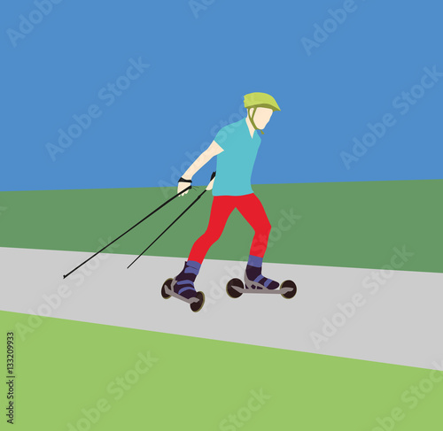 Nordic Skating, Nordic-Cross-Skating, Sportart, Sport, Freizeit, Fitness, Nordic Skating Dummie, 