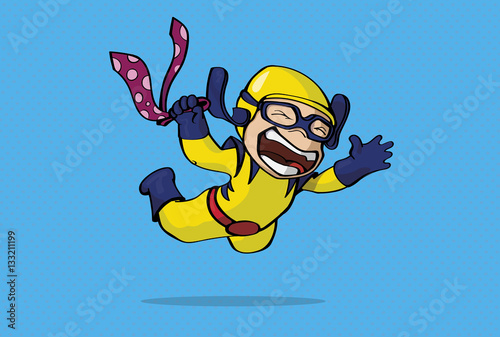 superheroes comic con - vector