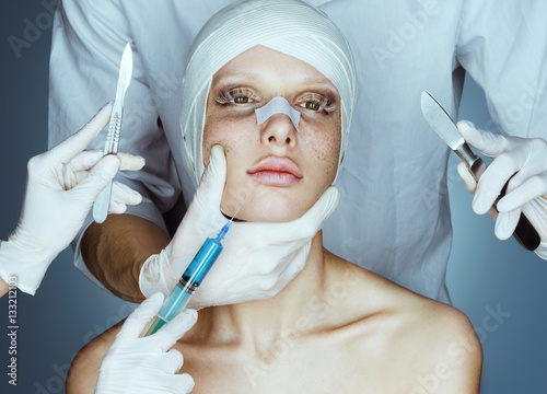 Photography Patient in bandages