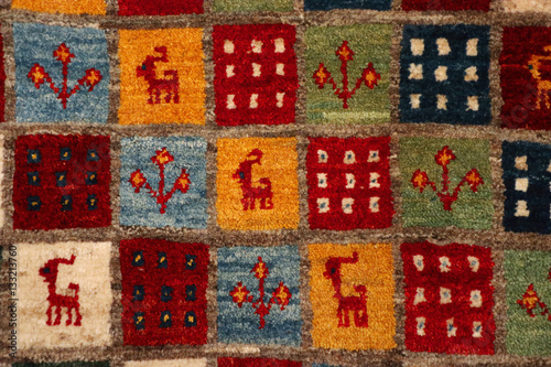 ギャッベという絨毯の模様