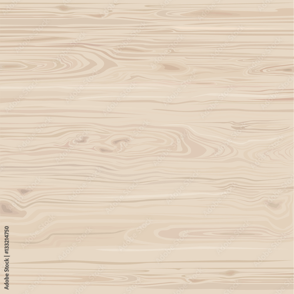 Fototapeta premium Light wood texture. Template for your design. Nature background. Hand drawn vector illustration.