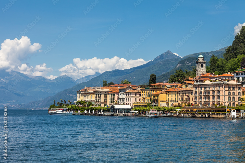 Beautiful town Bellagio on Lake Como in Italy