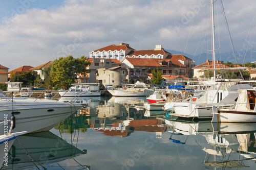 View of Marina Kalimanj  in Tivat, Montenegro photo