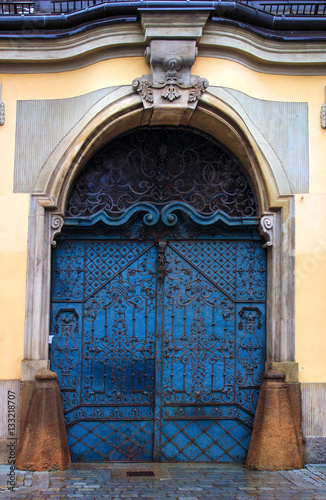 Ancient blue door © annetparadi