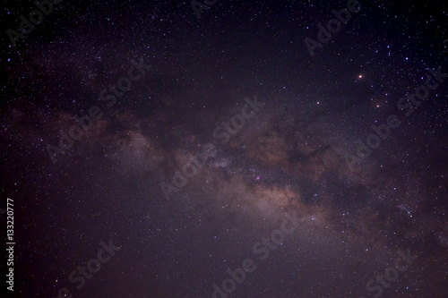Milky way in the sky at night