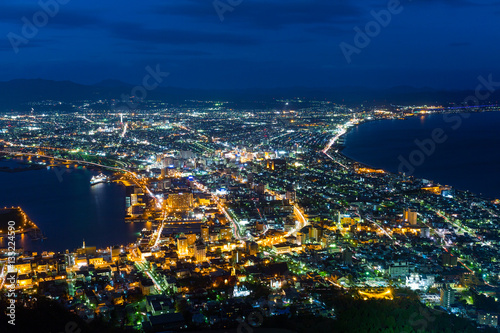Hakodate cityscape at night
