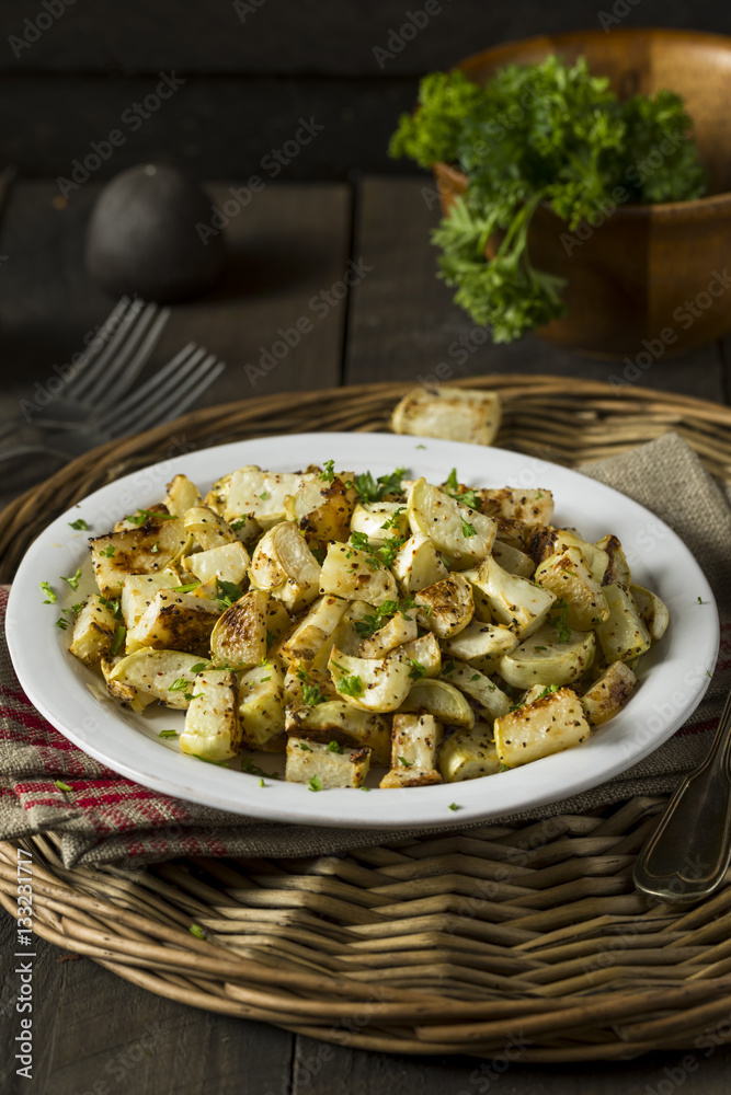 Healthy Homemade Roasted Kohlrabi Healthy Homemade Roasted Kohlrabi