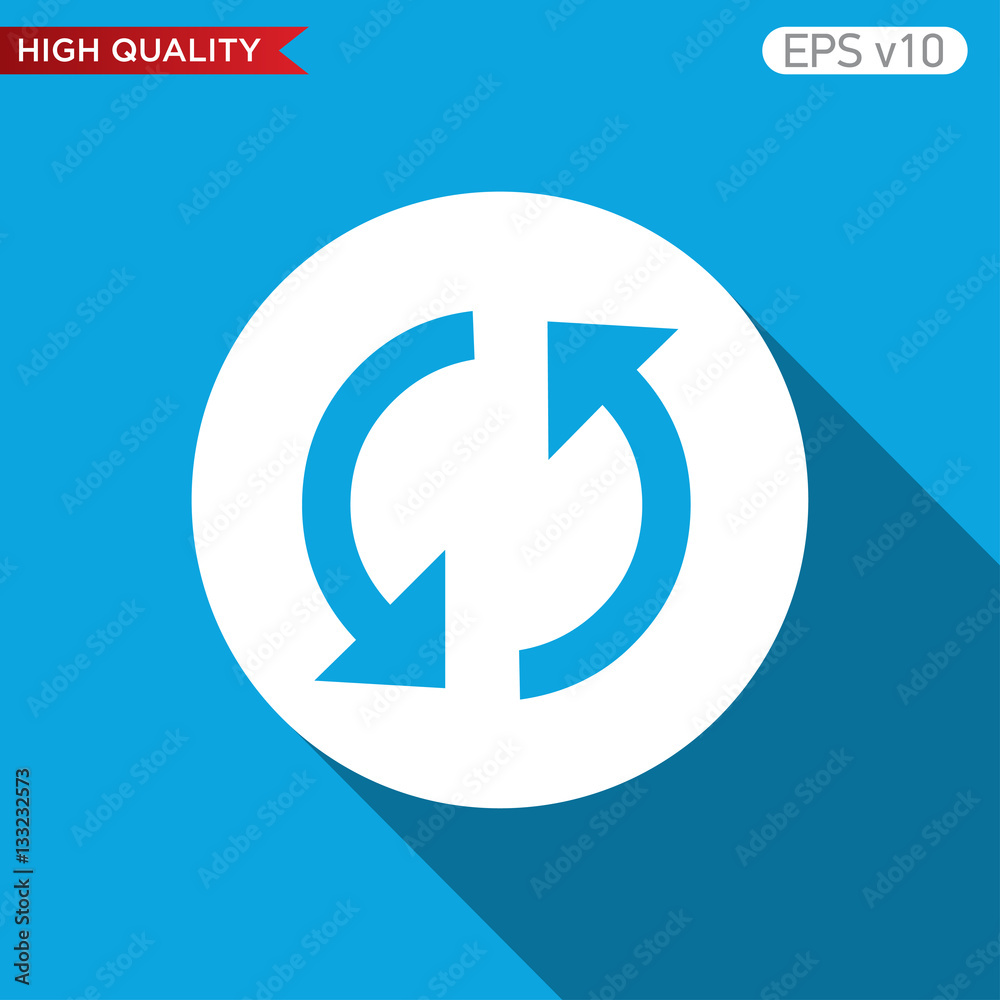 custom made wallpaper toronto digitalColored icon or button of refresh symbol with background