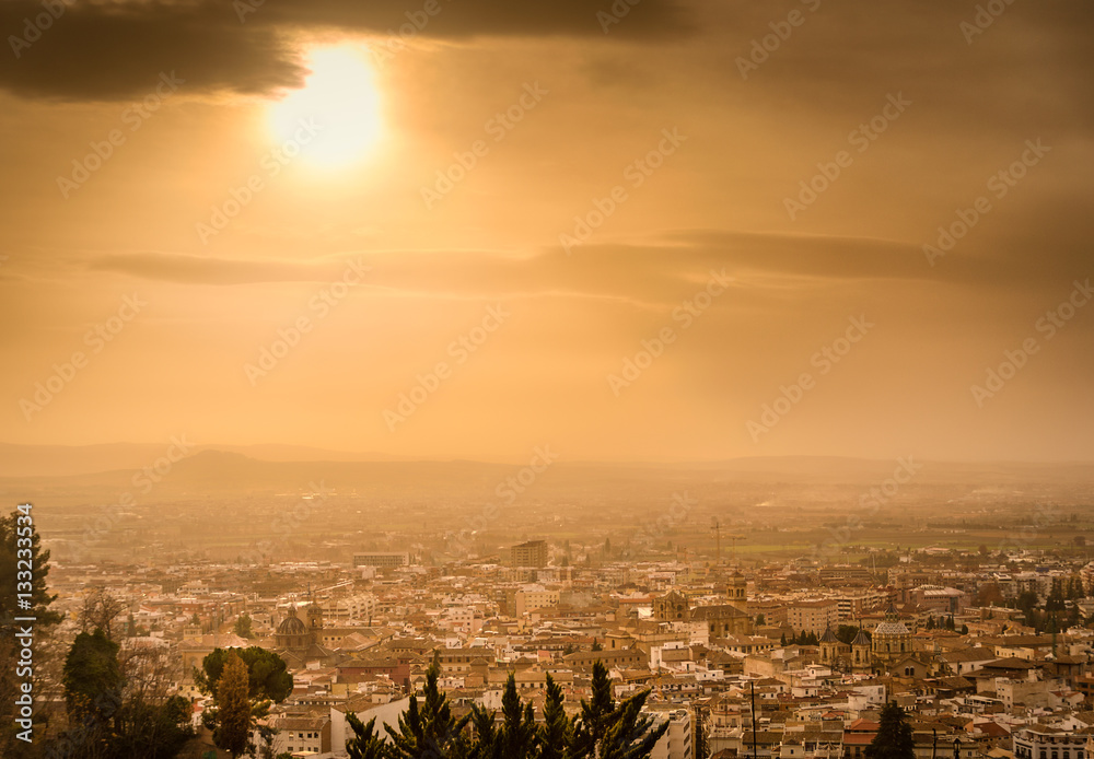 Granada, Golden Sunset