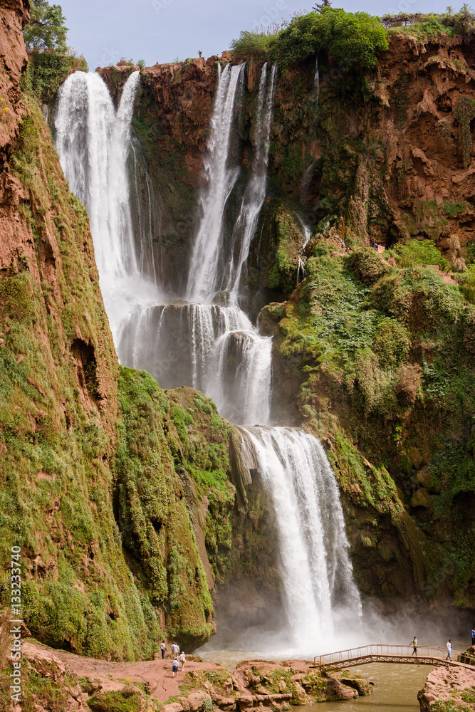 Obraz premium Cascades d'Ouzoud, Waterfall at Ouzoud, Morocco