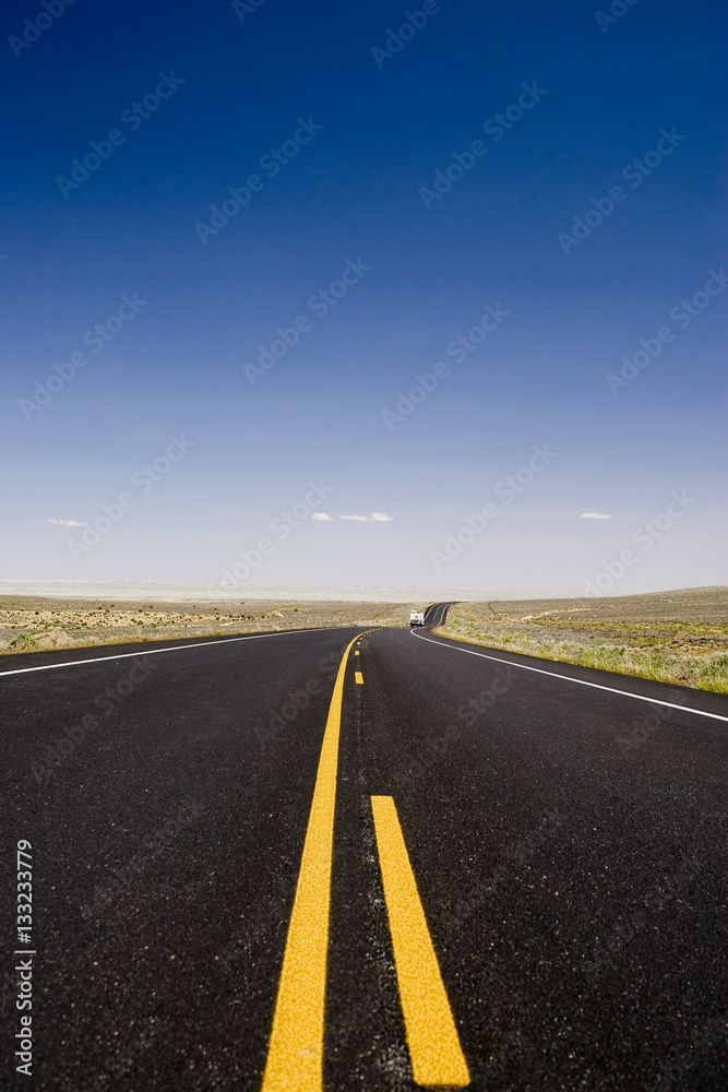 Low angle Open road