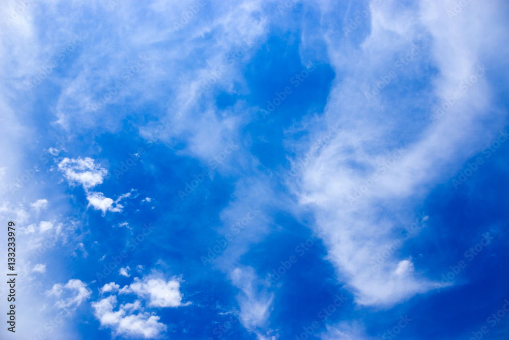Fototapeta premium Beautiful blue sky