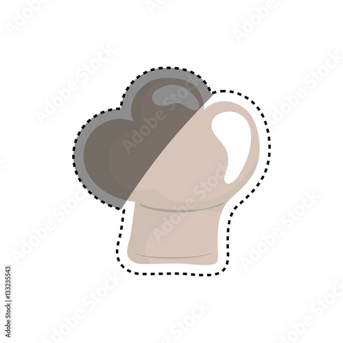 chef hat symbol icon vector illustration graphic design