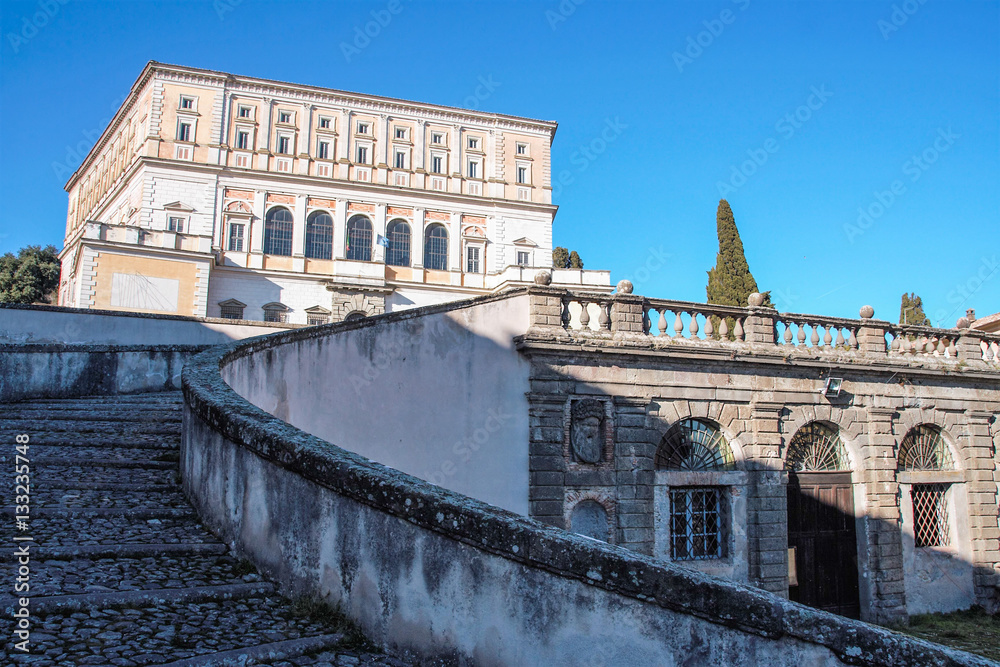 Farnese palace at Caprarola
