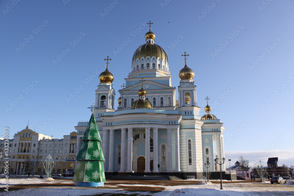 Russia. Mordovia. Saransk. Cathedral of St Fedor Ushakov 