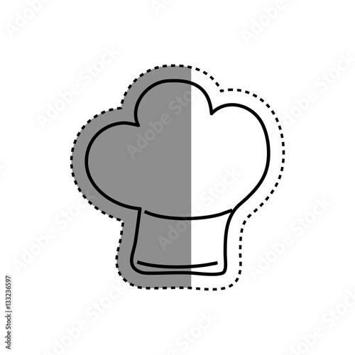 chef hat symbol icon vector illustration graphic design